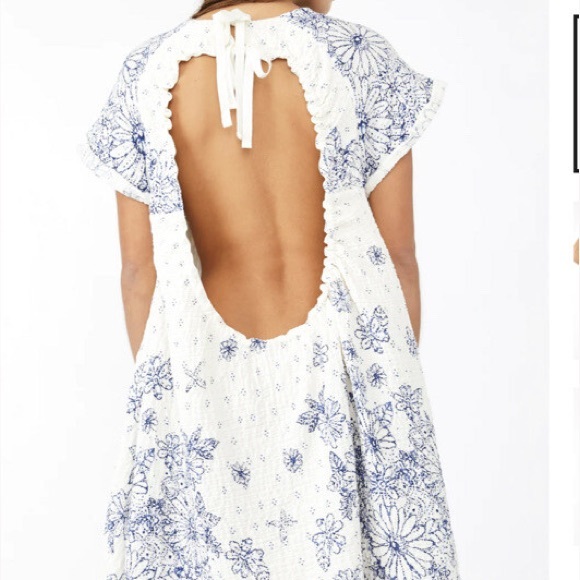 Free People Pinwheel Print Swing Dress - Picture 1 of 4